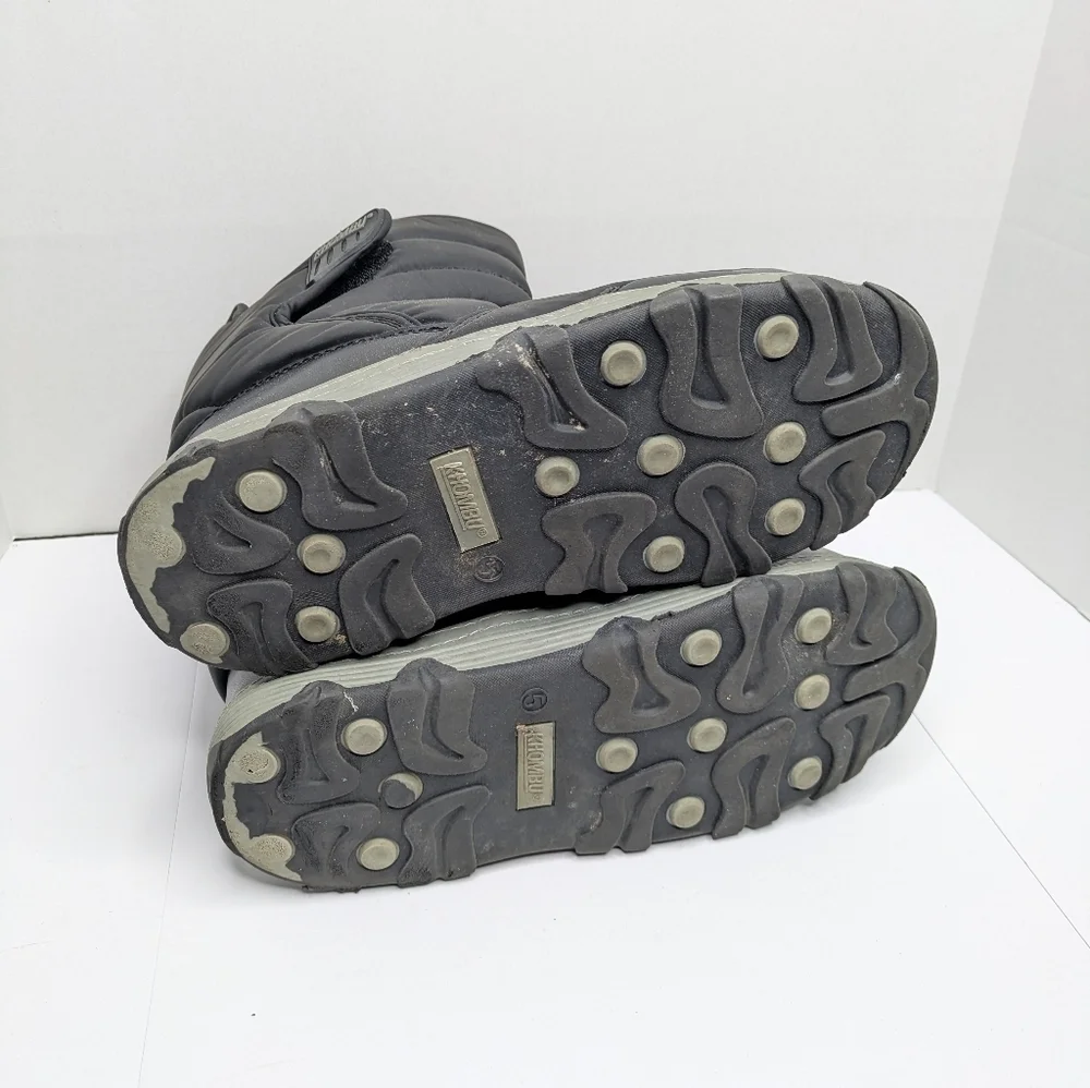 Khombu Black Winter Boots 5Y